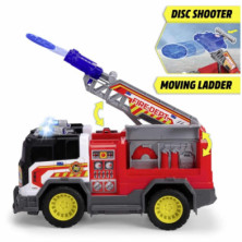 imagen 3 de camion bomberos 30cm con luz y sonido