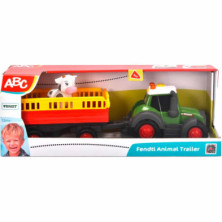 imagen 3 de tractor fendt trailer con animales 30cm