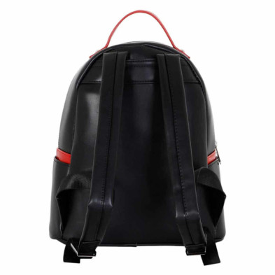 imagen 2 de mochila harley quinn negro 29cm dc comics