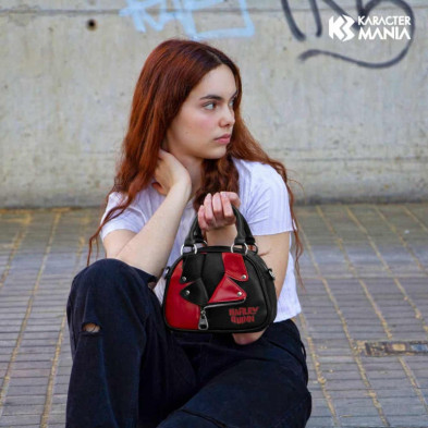imagen 3 de bolso harley quinn negro dc comics