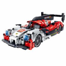 Imagen immaster coche de carreras blanco rojo 605811