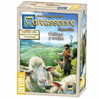 CARCASSONNE COLINAS Y OVEJAS: EXPANSIÓN DE ESTRATEGIA CON NUEVAS MECÁNICAS DE DEVIR