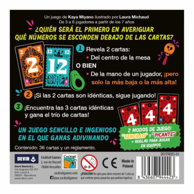 imagen 3 de juego de cartas trio devir