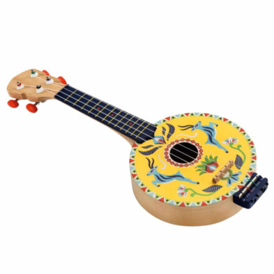 Animambo Banjo Djeco: Banjo de Madera para Niños