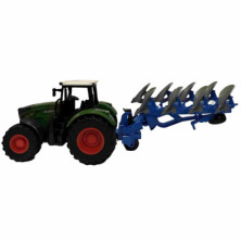 Imagen tractor motrix con arado