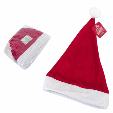 Bolsa Gorro Santa Claus Adulto 41x30 cm – Clásico y Festivo