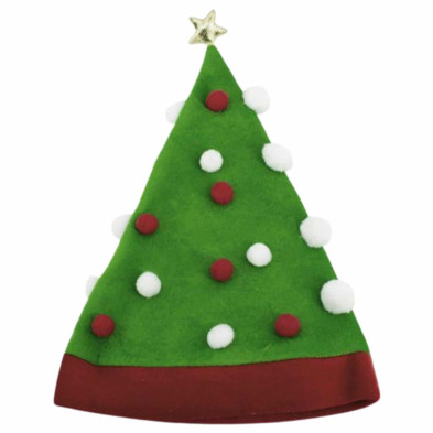 Gorro Árbol de Navidad 40 cm – Sombrero Festivo y Divertido