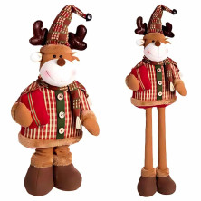 Reno Extensible 71cm – Adorno Navideño Ajustable y Festivo