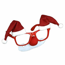 GAFAS CON GORRO DE NAVIDAD - ACCESORIO DIVERTIDO Y FESTIVO