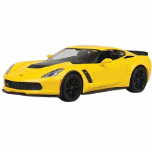 Imagen coche corvette 2015 1/24 maisto color amarillo