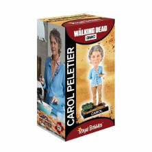 Caja Figura Carol The Walking Dead Bobblehead 20cm Poliresina