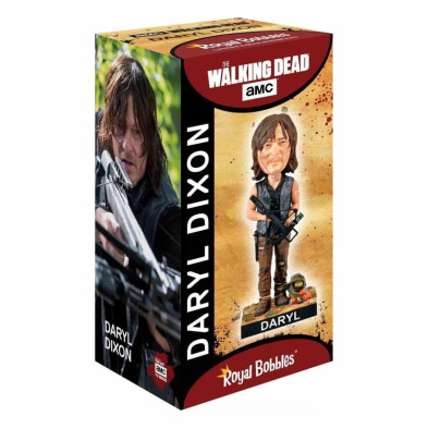 Caja Figura Daryl Dixon The Walking Dead Bobblehead 20cm Resina