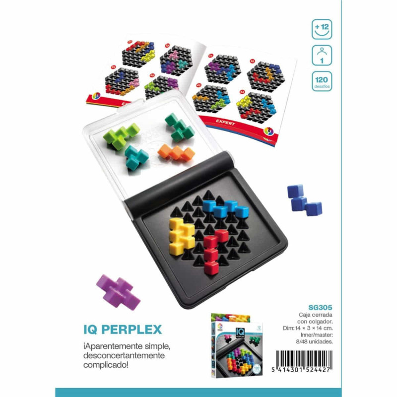 IQ Perplex Smart Games: Juego Compacto de Lógica y Desafíos - hipergol.com