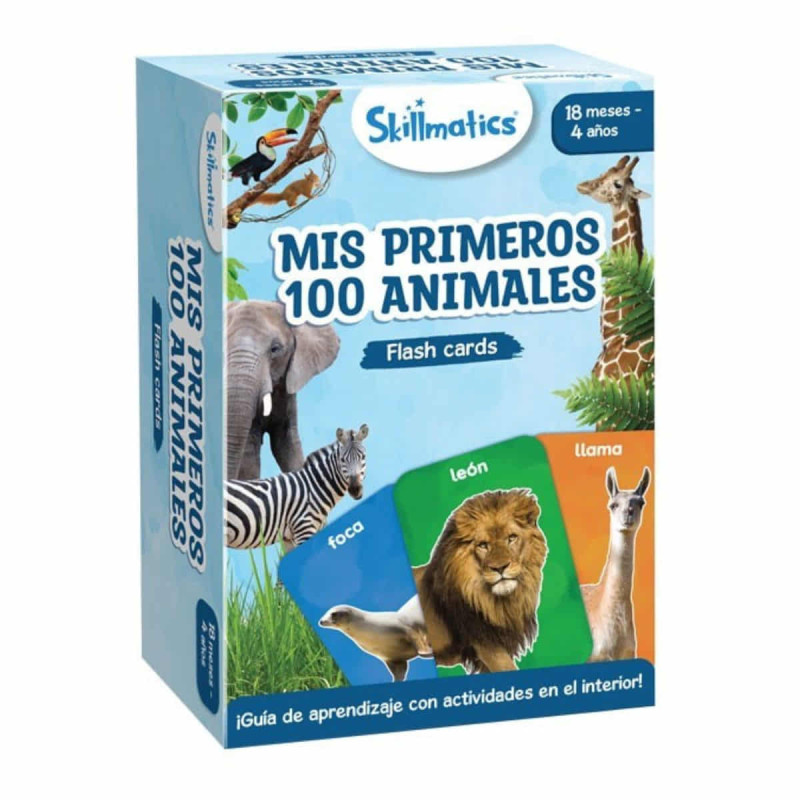 Imagen juego mis primeros 100 animales skillmatics