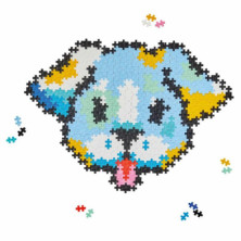 imagen 2 de puzzle by number cachorro 500 piezas plus plus