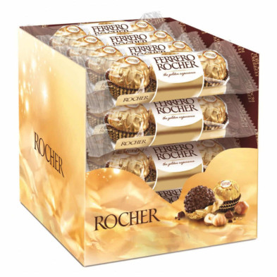 imagen 1 de bombones ferrero rocher t3 16 unidades