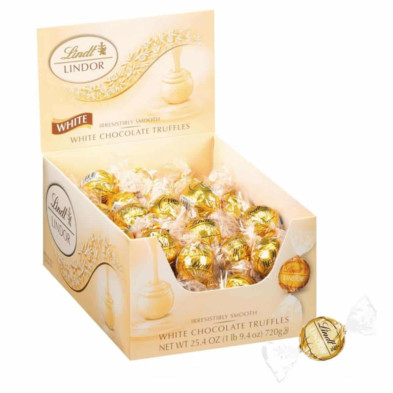 imagen 1 de bombón lindt chocolate blanco caja 500grs