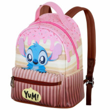 imagen 1 de mochila lilo y stitch rosa 25cm