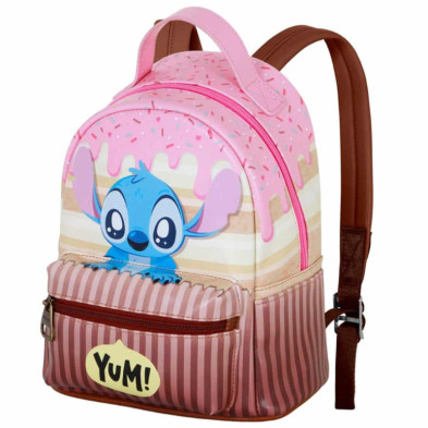 imagen 1 de mochila lilo y stitch rosa 25cm