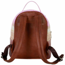 imagen 2 de mochila lilo y stitch rosa 25cm