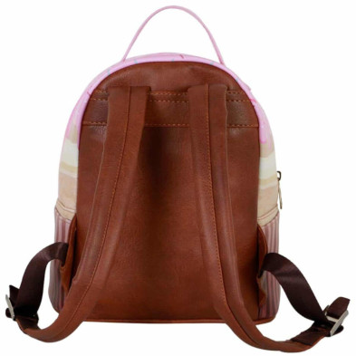 imagen 2 de mochila lilo y stitch rosa 25cm