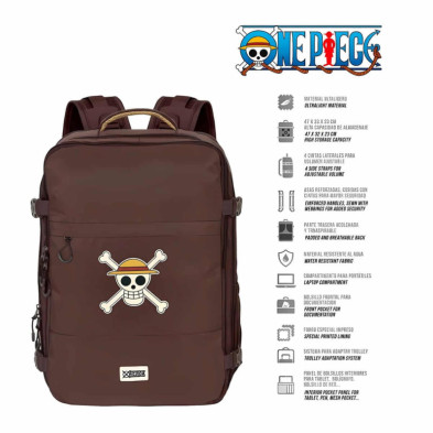 imagen 2 de mochila de viaje one piece 47cm