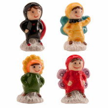Imagen figuras ceramica roscon reyes 3d 50 unidades