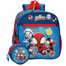 Imagen mochila guardería go spidey 25cm adaptable