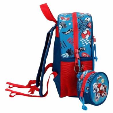 Imagen 5 mochila guardería go spidey 25cm adaptable