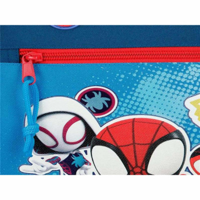 Imagen 1mochila escolar go spidey 38cm adaptable