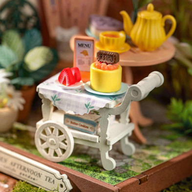 imagen 3 de puzzle de madera face tea yard robotime