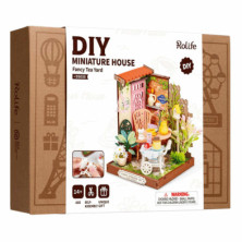 imagen 6 de puzzle de madera face tea yard robotime