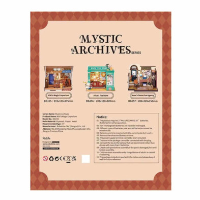 imagen 4 de puzzle de madera alices tea store robotime