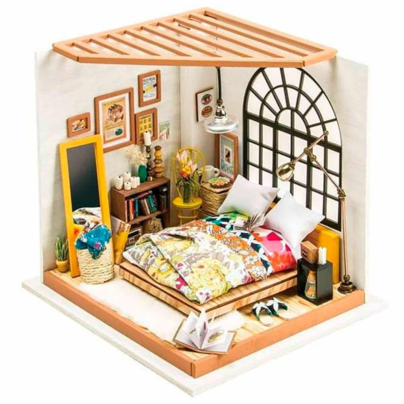 Imagen puzzle de madera alices dreamy bedroom robotime
