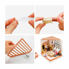imagen 2 de puzzle de madera alices dreamy bedroom robotime