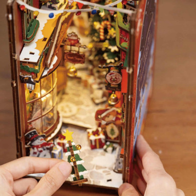 imagen 3 de puzzle de madera christmas street