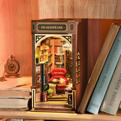 imagen 2 de puzzle de madera bookstore