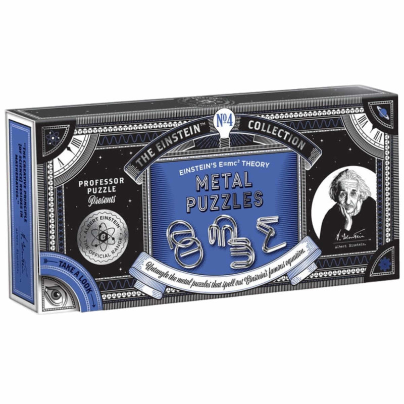 JUEGO DE INGENIO E MC2 EINSTEIN PUZZLE DE METAL