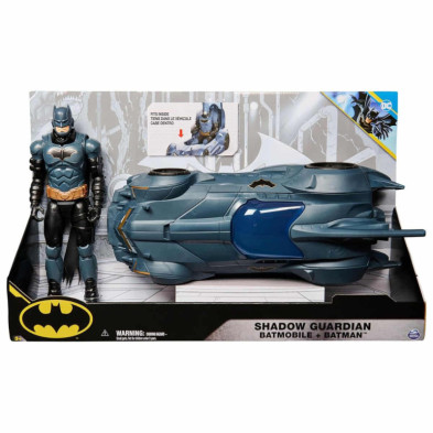 imagen 1 de figura batman 30cm & batmovil