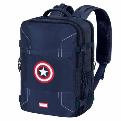 Imagen mochila capitám américa mercury azul 47cm
