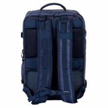 imagen 2 de mochila capitám américa mercury azul 47cm