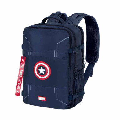Imagen mochila capitán américa mercury azul 40cm