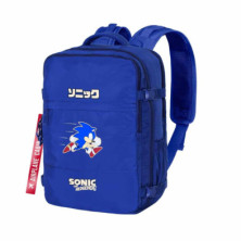 Imagen mochila sonic mercury azul 40cm