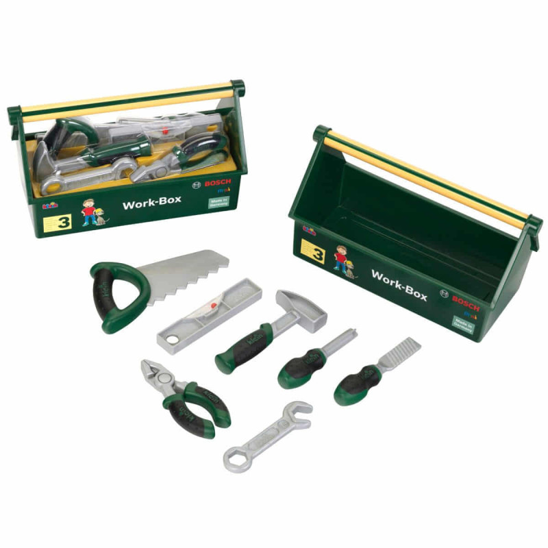 Imagen bosch work box para niños – herramientas seguras s