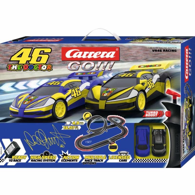 Imagen pista de carreras vr46 carrera go con bucle y secs