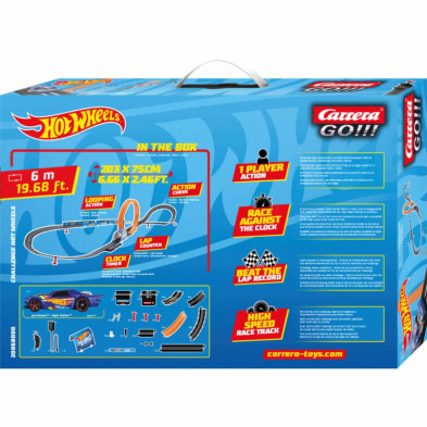 imagen 1 de pista de carreras challenger hot wheels carrera go