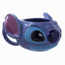 Imagen taza 3d disney lilo & stitch 350 ml de cerámica cl