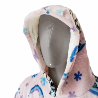 imagen 2 de poncho coral niña stitch