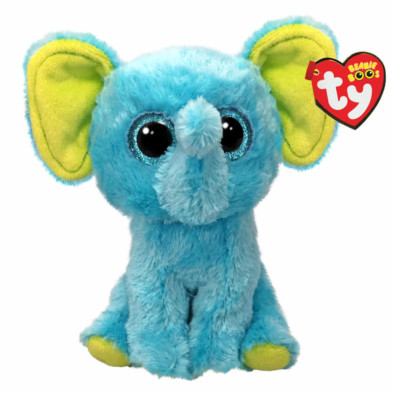 Imagen peluche beanie boos elefante 15cm