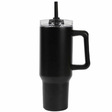 Imagen taza de viaje 1200ml negra